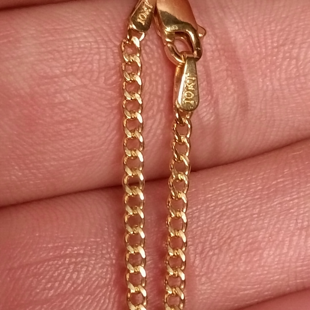 10k Cuban Curb Link Chain/Necklace